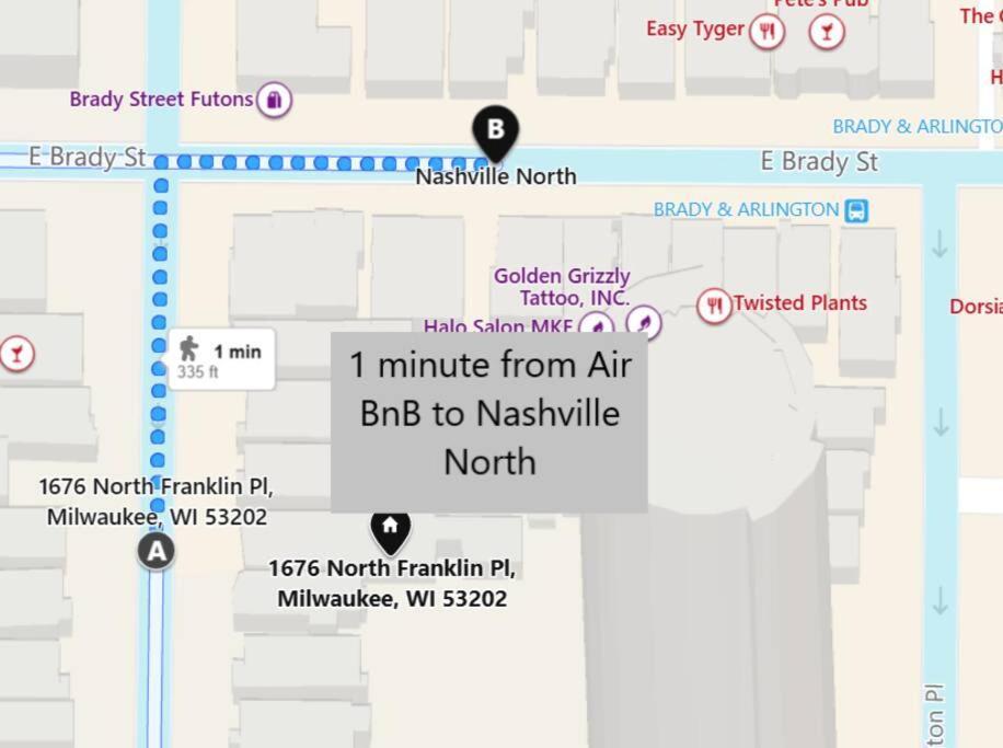 密尔沃基Tucked Away Off Brady - 4 Beds公寓 外观 照片